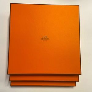 Set of Three Hermes Paris Scarf Boxes